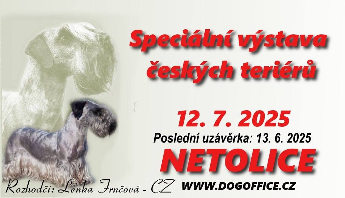Speciální výstava český teriér - uzávěrka