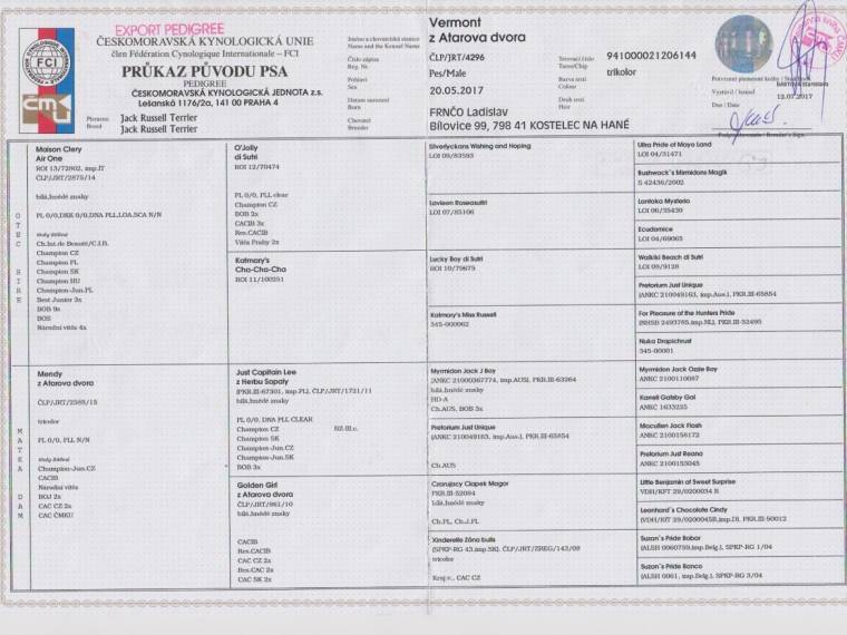 Vermont z Atarova dvora