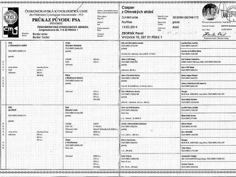 Casper z Otavských strání