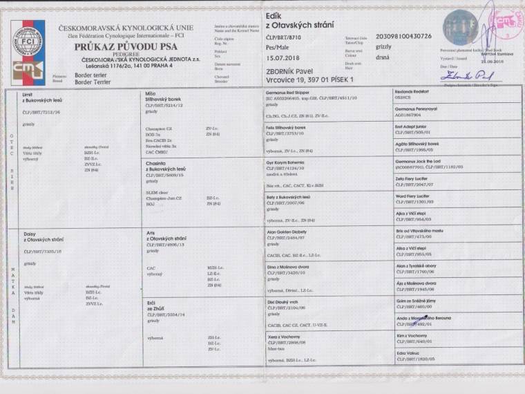 Edík z Otavských strání